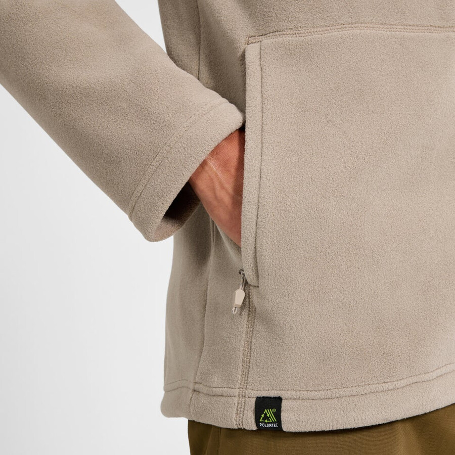 männer s activity interactive polartec fleece - natural berghaus