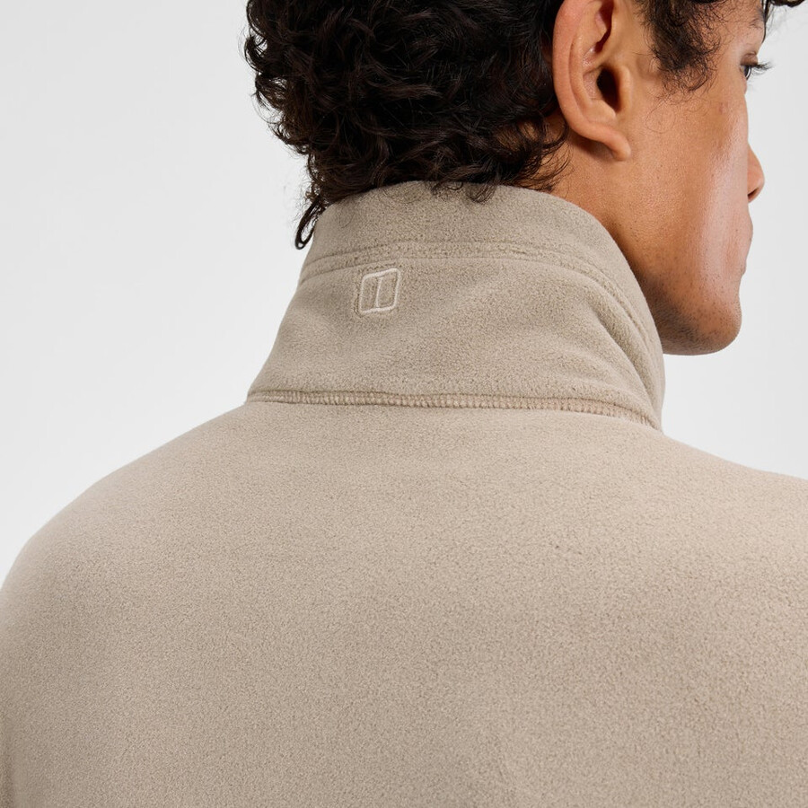 männer s activity interactive polartec fleece - natural berghaus