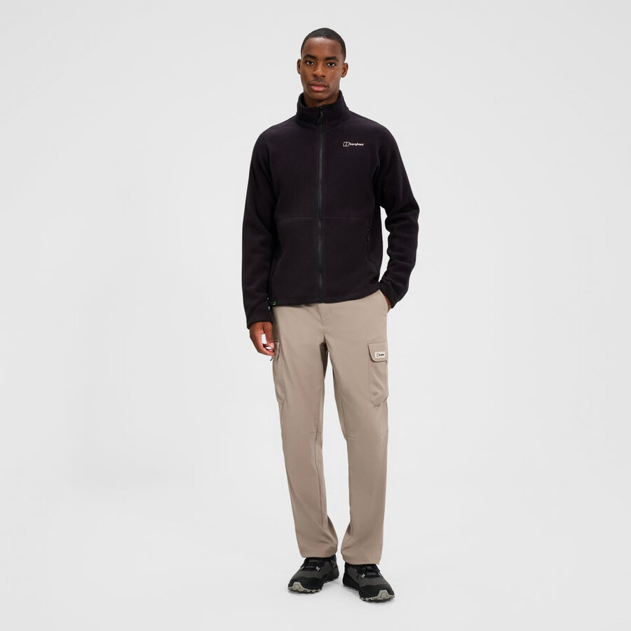 men s prism interactive polartec fleece jacket - black die berghaus