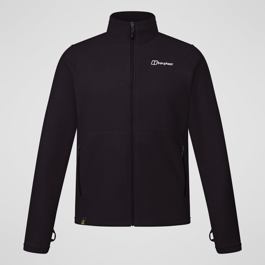 men s prism interactive polartec fleece jacket - black die berghaus