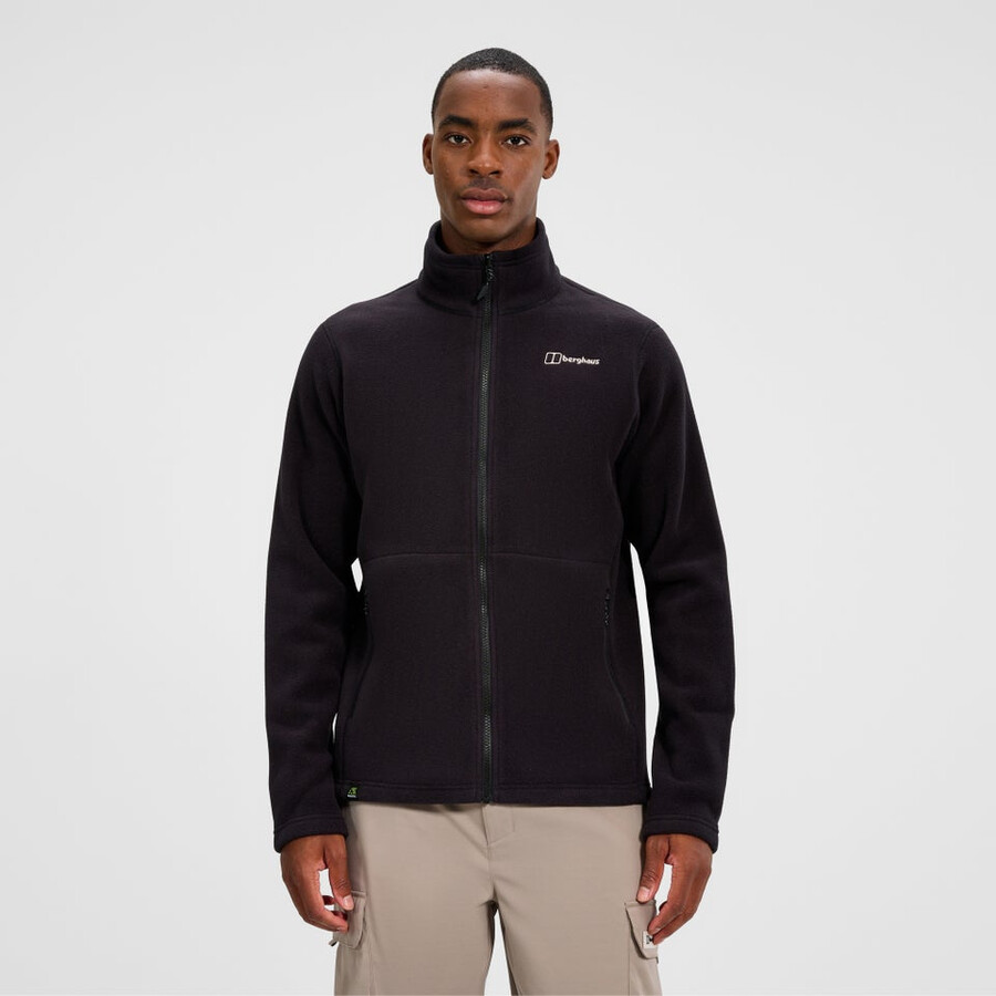 men s prism interactive polartec fleece jacket - black die berghaus