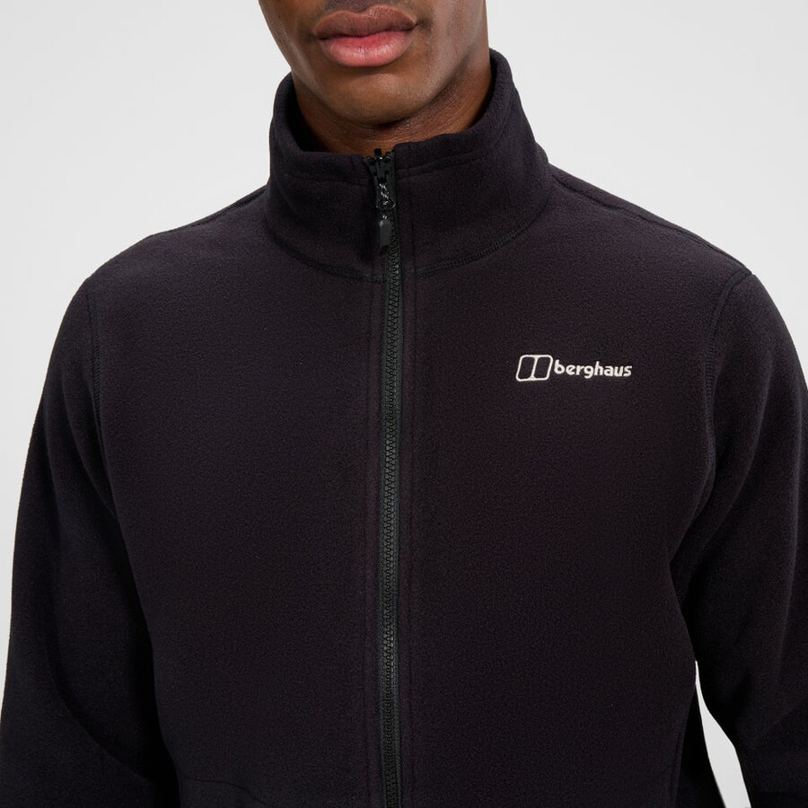 men s prism interactive polartec fleece jacket - black die berghaus