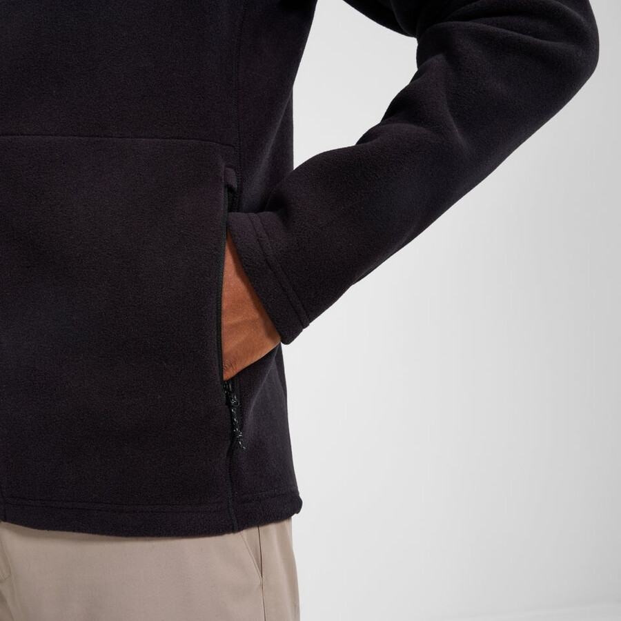 men s prism interactive polartec fleece jacket - black die berghaus