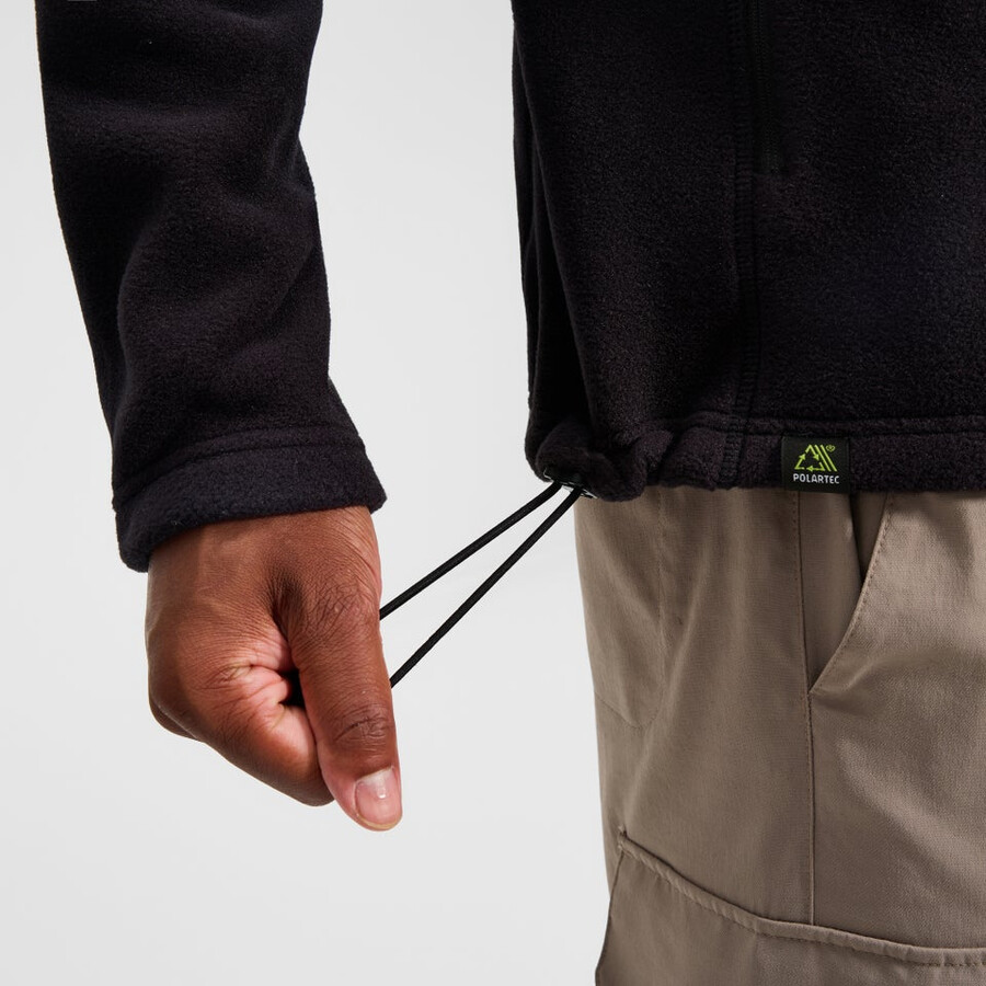 men s prism interactive polartec fleece jacket - black die berghaus