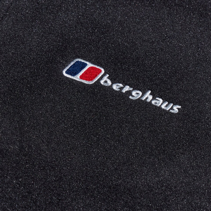 herren prism polartec interactive jacke - schwarz berghaus
