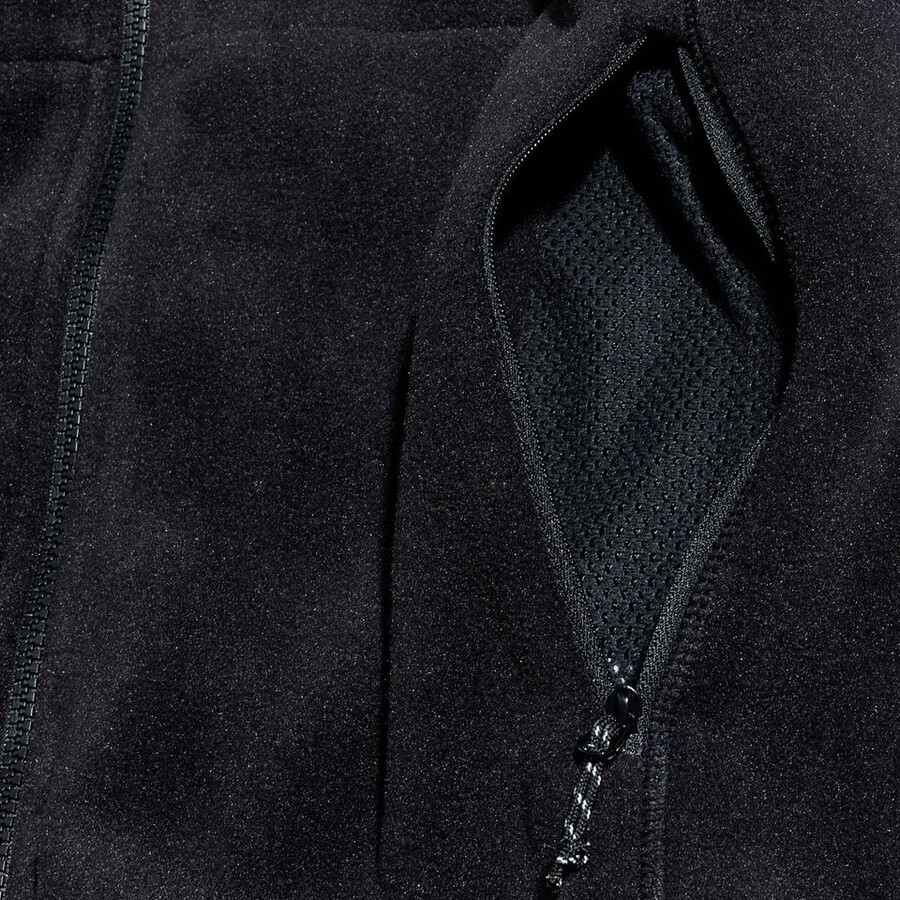 herren prism polartec interactive jacke - schwarz berghaus