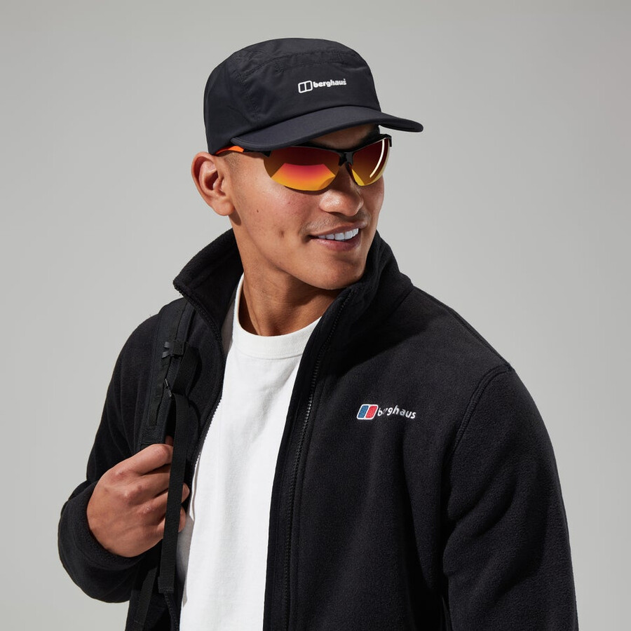 herren prism polartec interactive jacke - schwarz berghaus