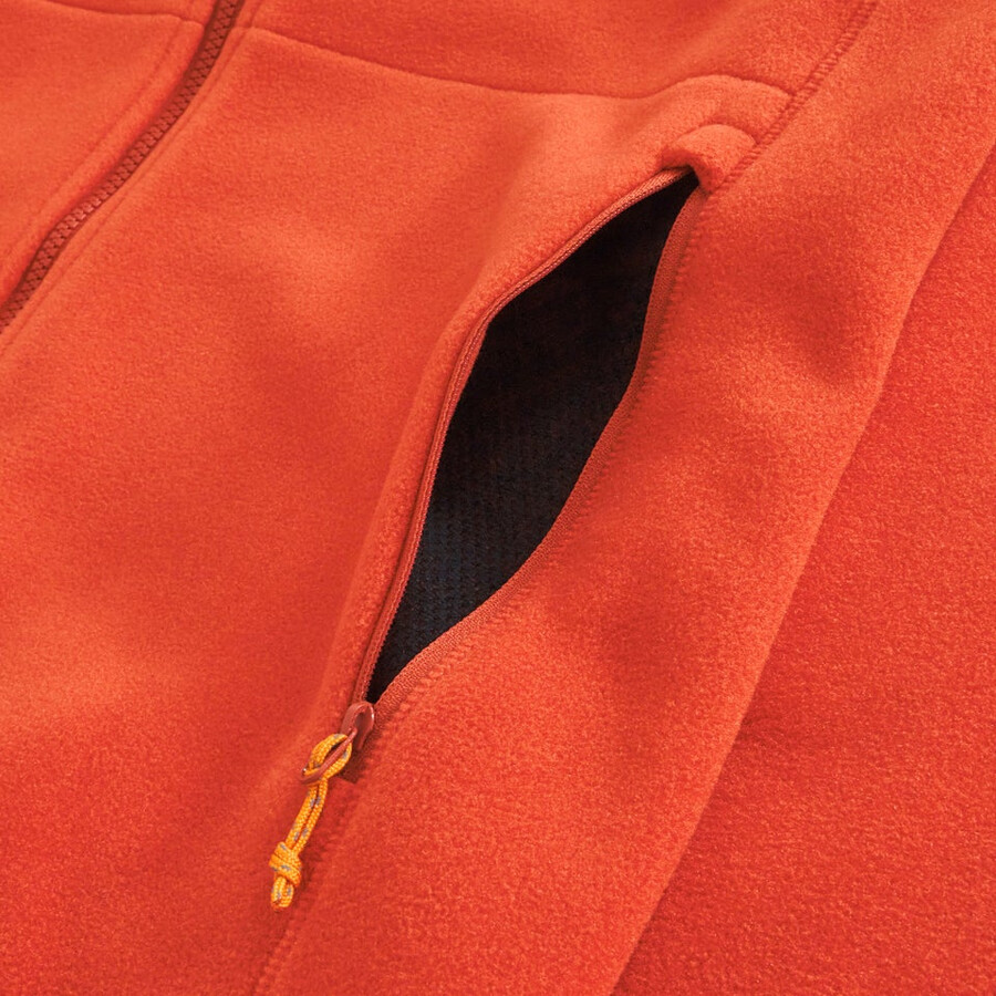 men s prism interactive polartec fleece jacket - orange berghaus