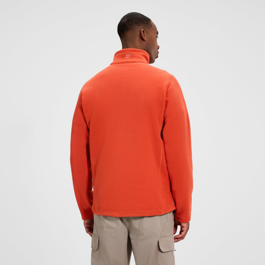 men s prism interactive polartec fleece jacket - orange berghaus