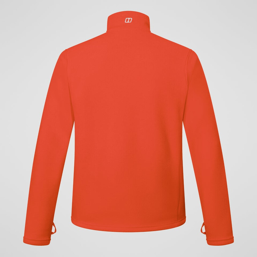 men s prism interactive polartec fleece jacket - orange berghaus