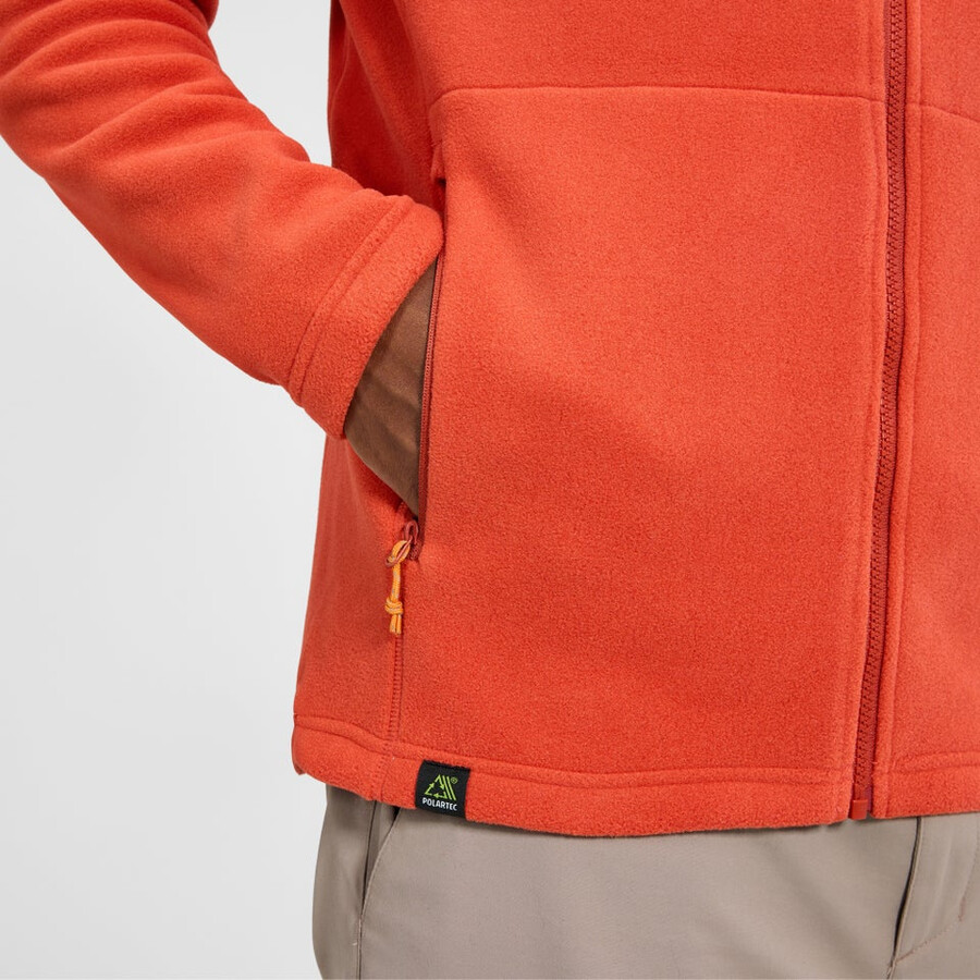 men s prism interactive polartec fleece jacket - orange berghaus