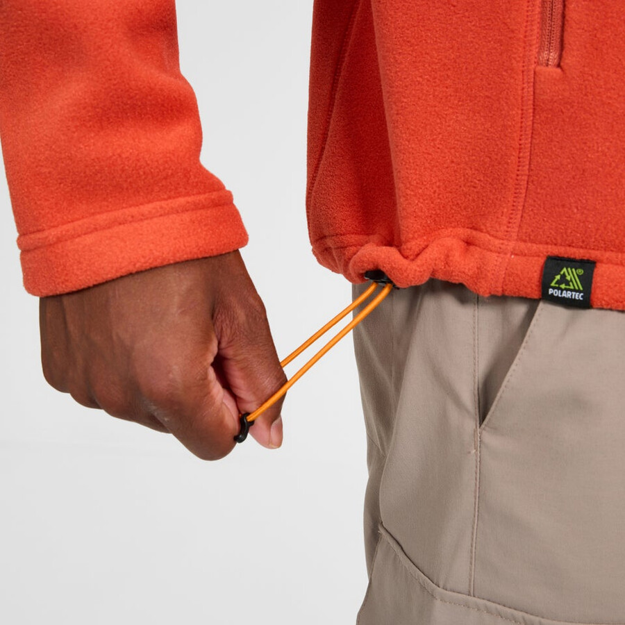 men s prism interactive polartec fleece jacket - orange berghaus