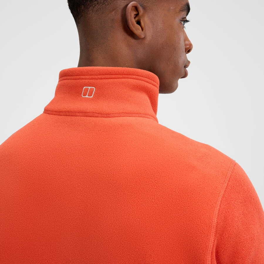 men s prism interactive polartec fleece jacket - orange berghaus