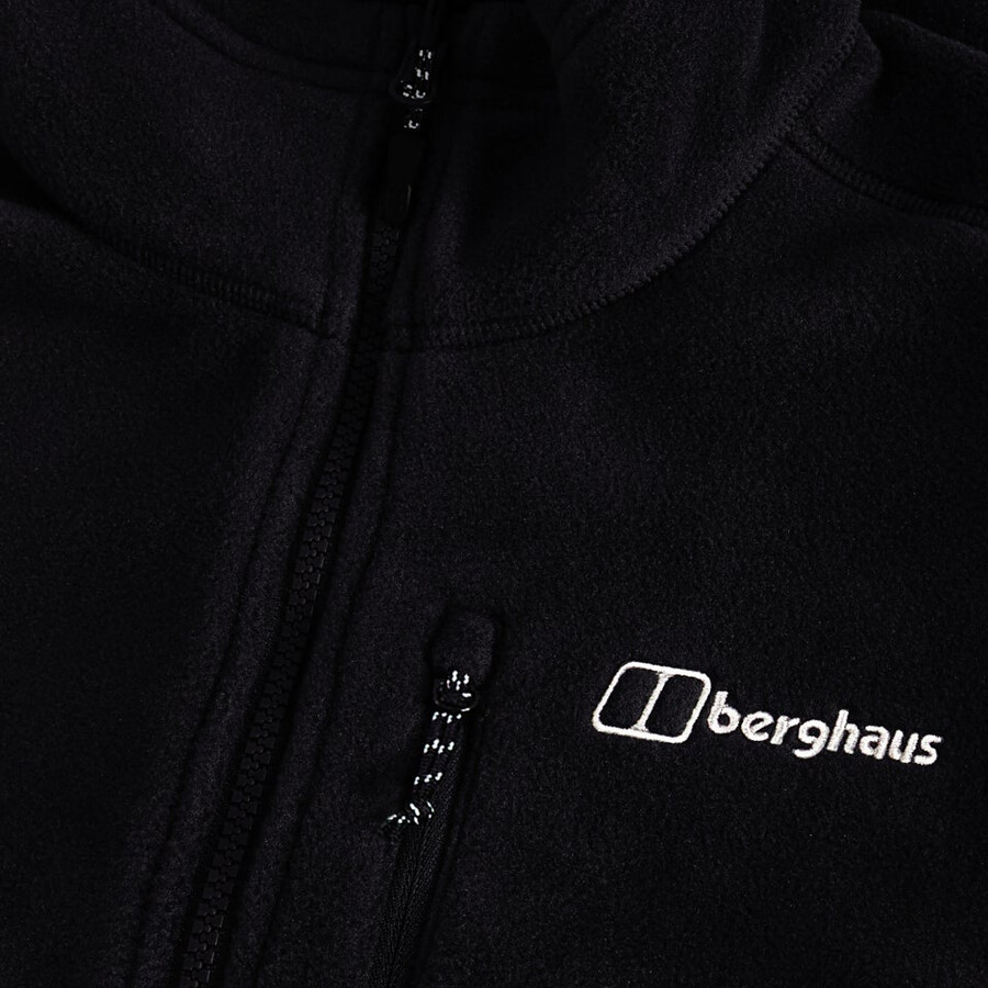 men s prism interactive polartec fleece gilet - schwarz berghaus