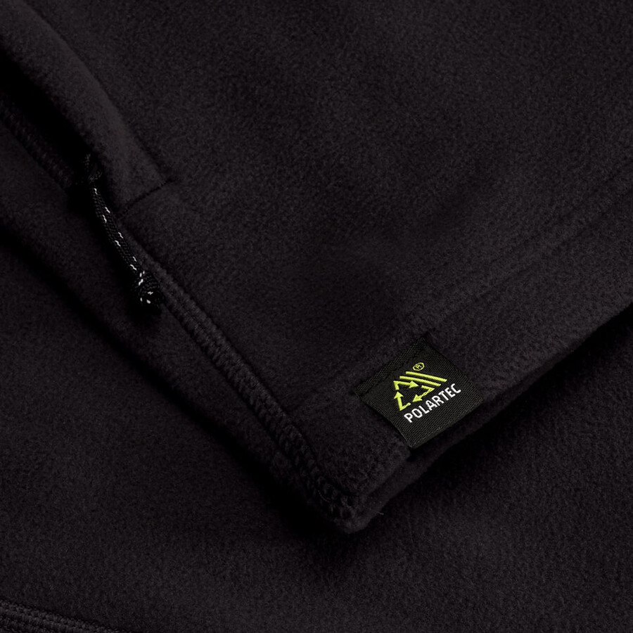 herren prism micro interactive polartec fleece jacket - black die berghaus