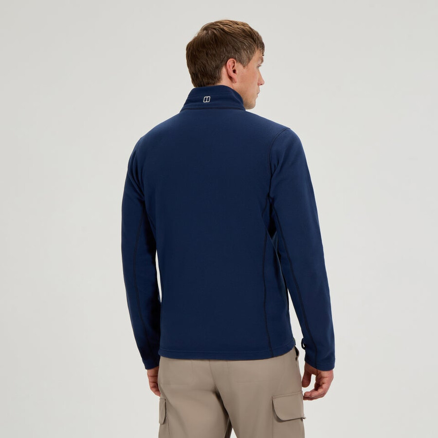 herren prism micro interactive polartec fleece jacket - blue berghaus
