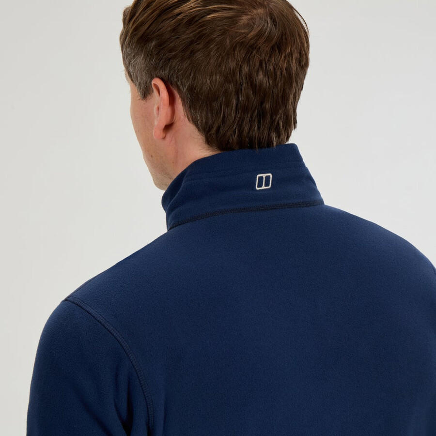 herren prism micro interactive polartec fleece jacket - blue berghaus
