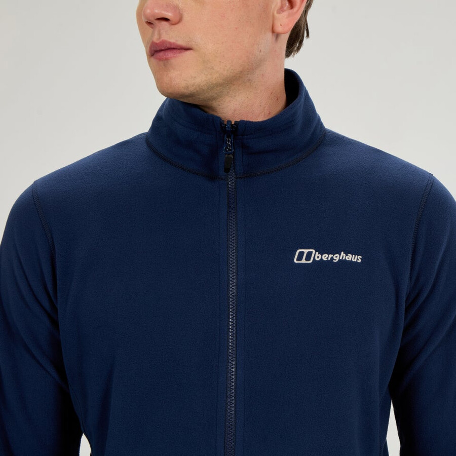 herren prism micro interactive polartec fleece jacket - blue berghaus