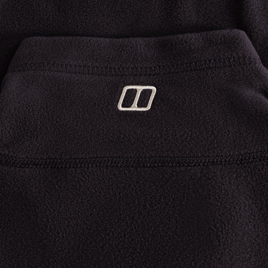 herren prism micro polartec half zip fleece - schwarz berghaus