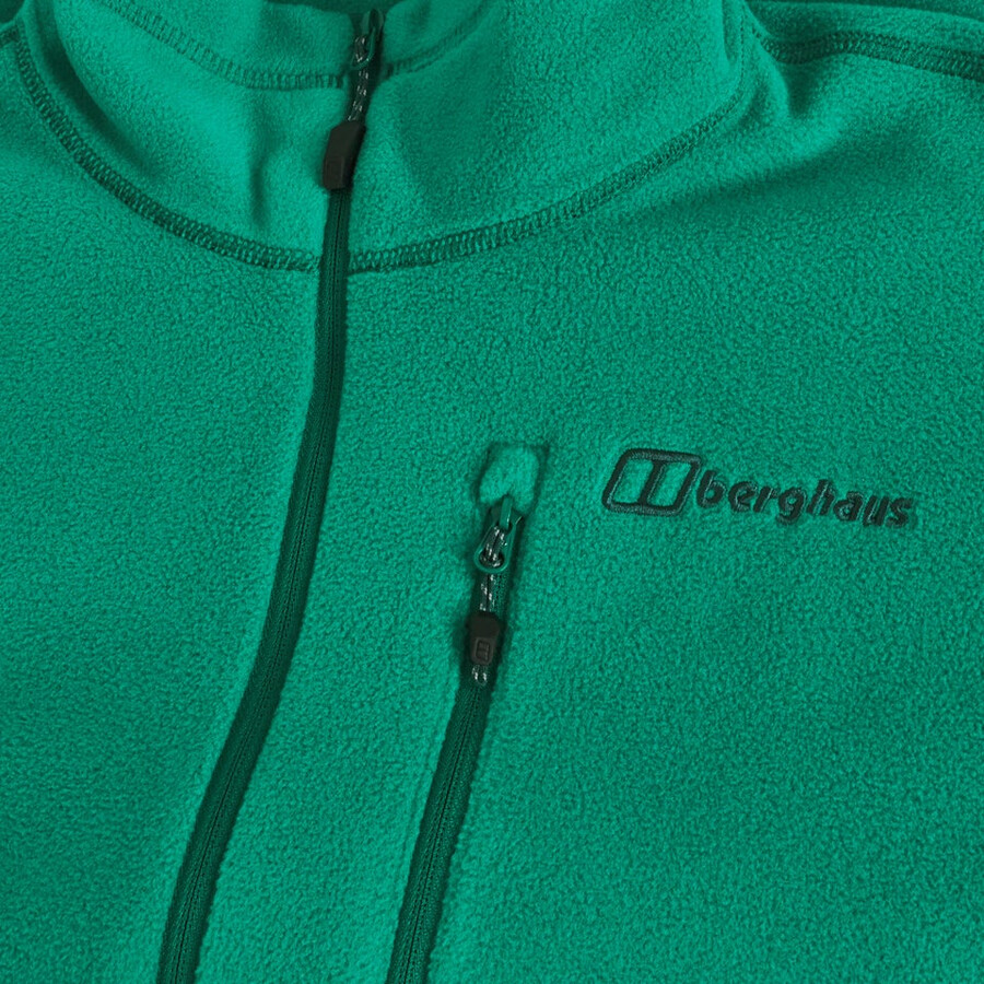 herren prism micro polartec half zip fleece - grün berghaus