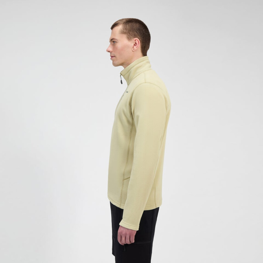 herren prism micro polartec half zip fleece - natural berghaus