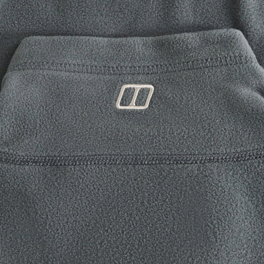 herren prism micro polartec half zip fleece - grau berghaus