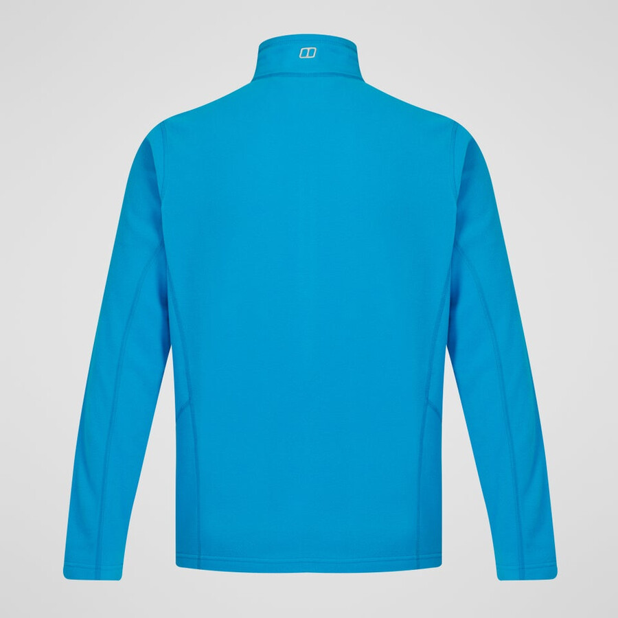 herren prism micro polartec half zip fleece - blau berghaus