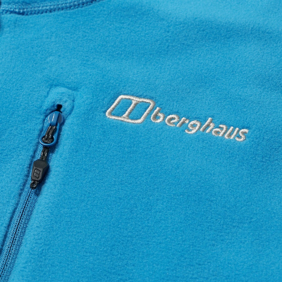 herren prism micro polartec half zip fleece - blau berghaus
