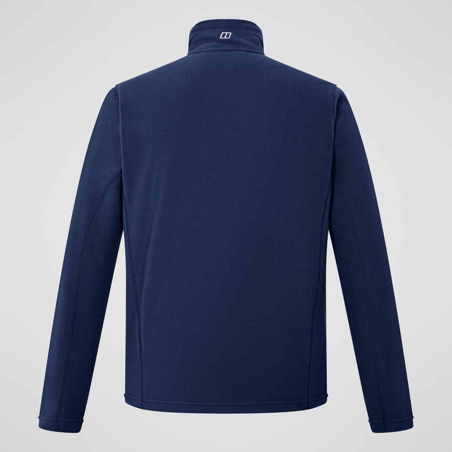 herren prism micro polartec half zip fleece - blau berghaus