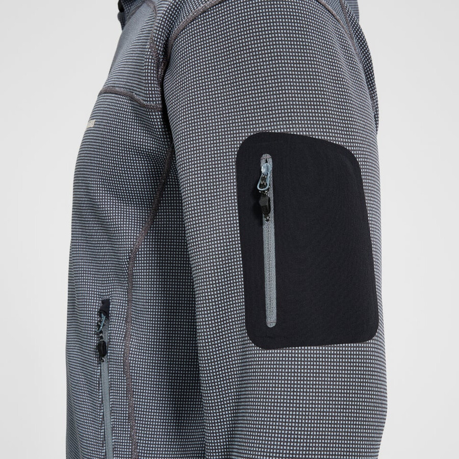 herren pravitale mtn 2.0 hooded fleece jacket - grey berghaus