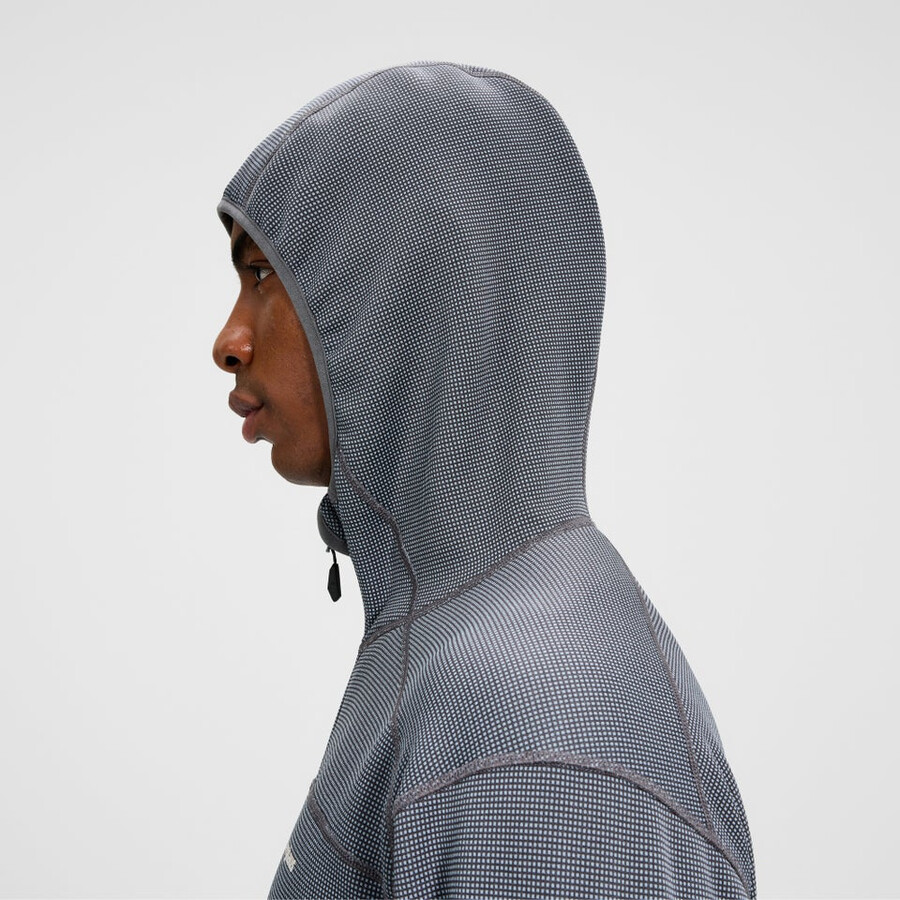 herren pravitale mtn 2.0 hooded fleece jacket - grey berghaus