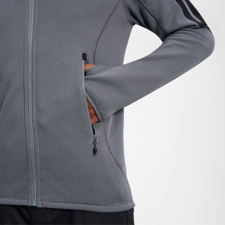 herren pravitale mtn 2.0 hooded fleece jacket - grey berghaus