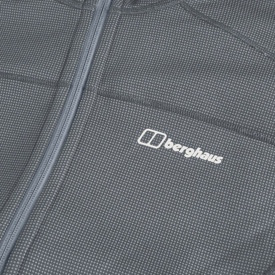 herren pravitale mtn 2.0 hooded fleece jacket - grey berghaus