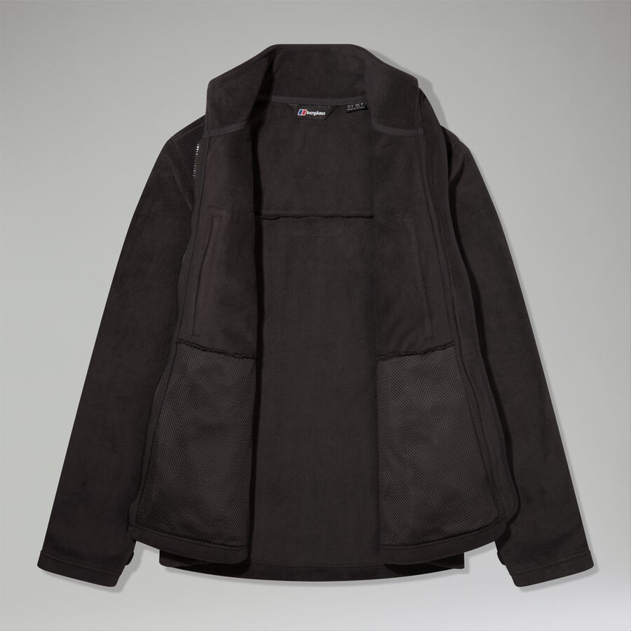 men s prism guide interactive polartec - fleece-jacke - schwarz berghaus