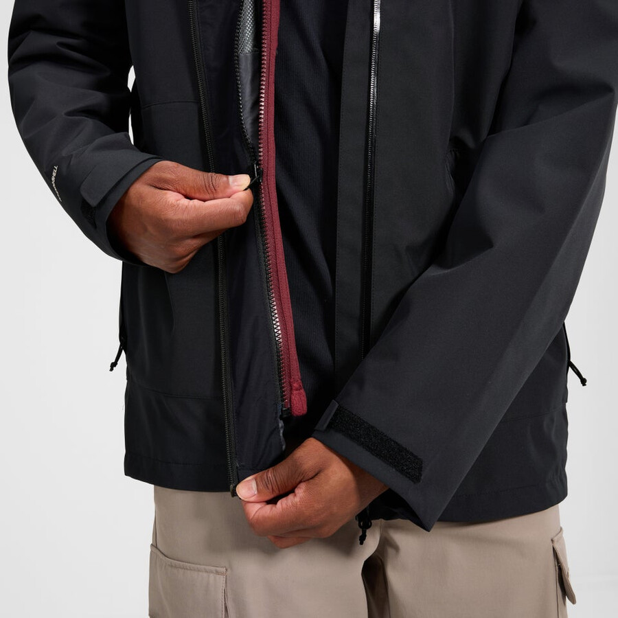 men s prism guide interactive polartec fleece jacke - rotschwarz berghaus