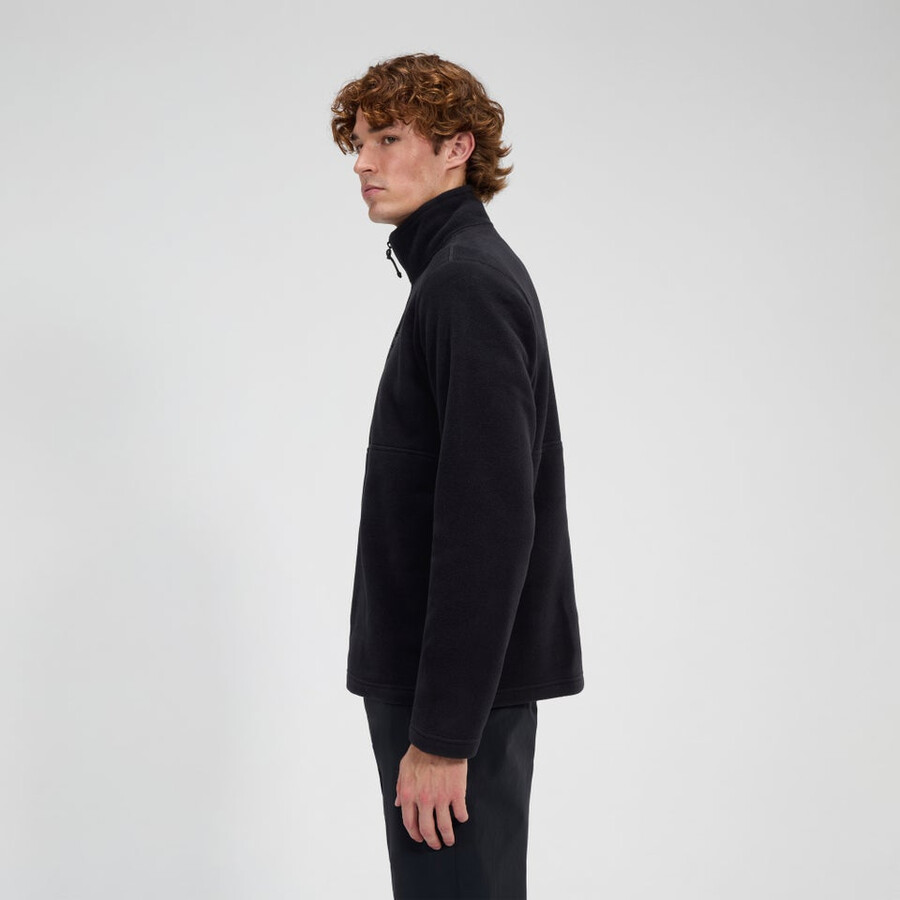 herren prism polartec half zip fleece - schwarz berghaus