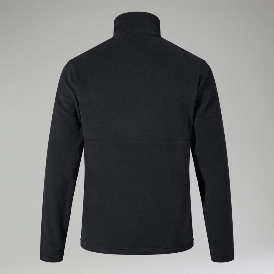 herren prism polartec half zip fleece - schwarz berghaus