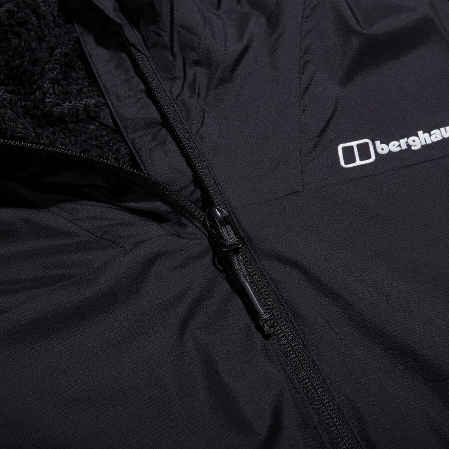 men s alpha widerstehen-air jacke schwarz berghaus