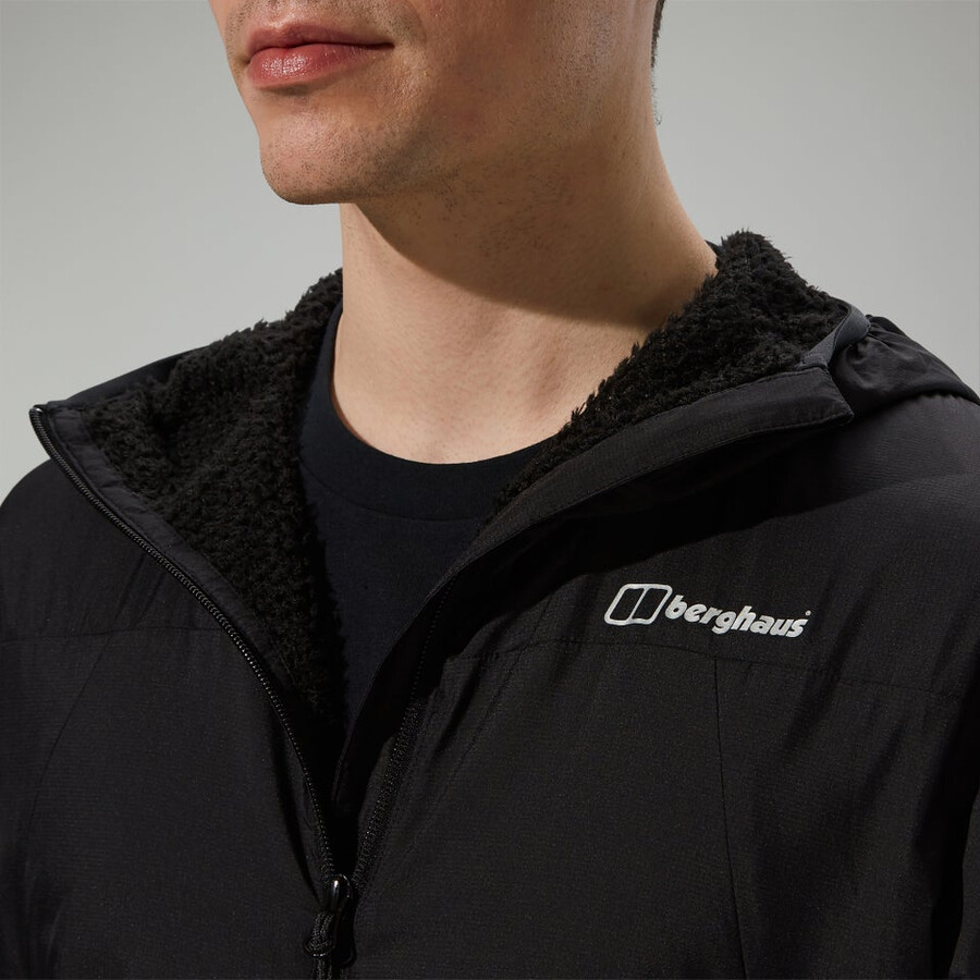 men s alpha widerstehen-air jacke schwarz berghaus