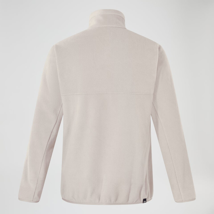 männer felltop-snap-fleece-pullover - grau berghaus