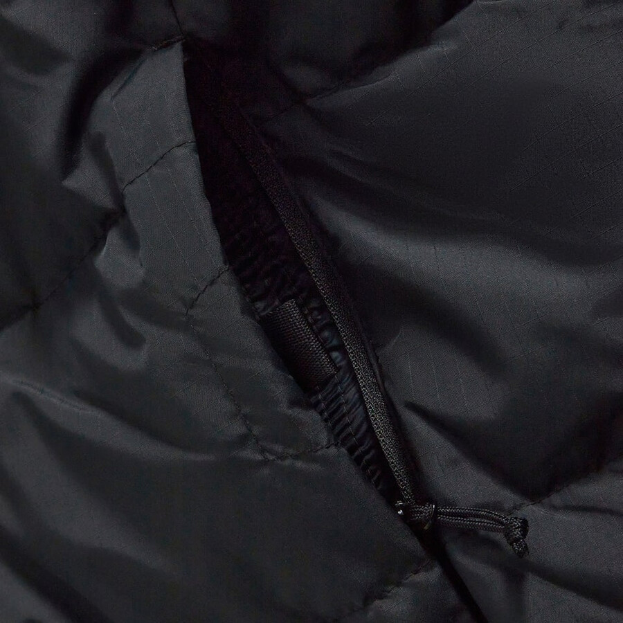 männer fulstow reversible down jacket - black die berghaus