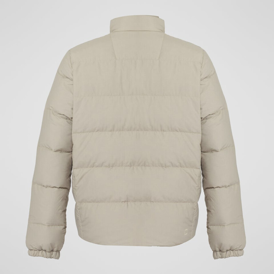 männer fulstow reversible down jacket - grey berghaus