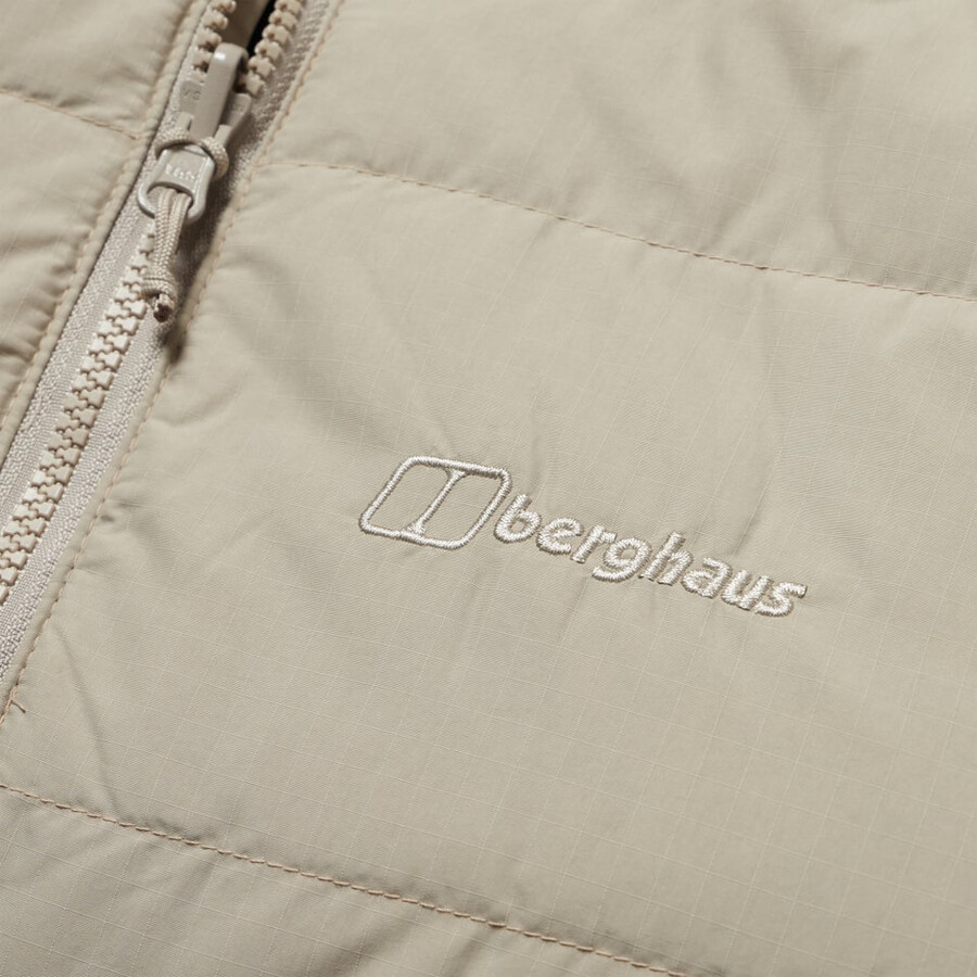 männer fulstow reversible down jacket - grey berghaus