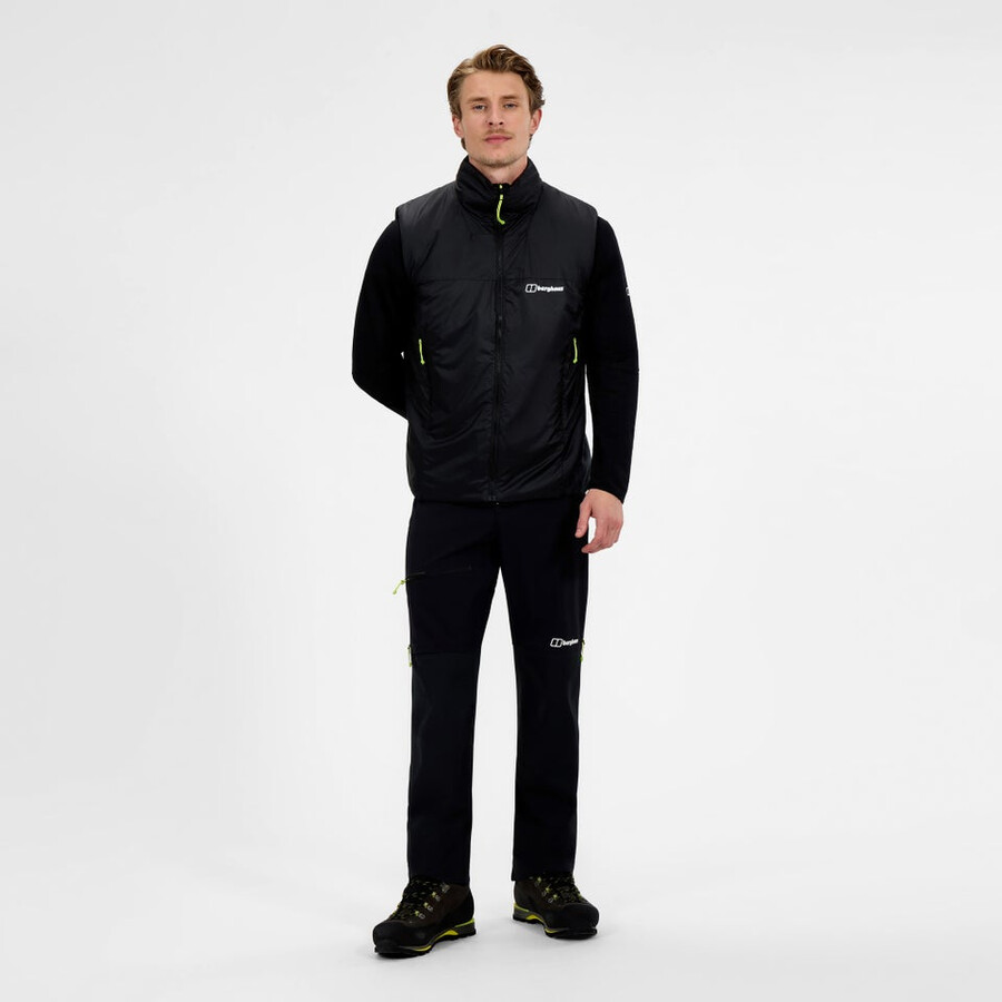 men s mtn arete synthetische weste - schwarz berghaus