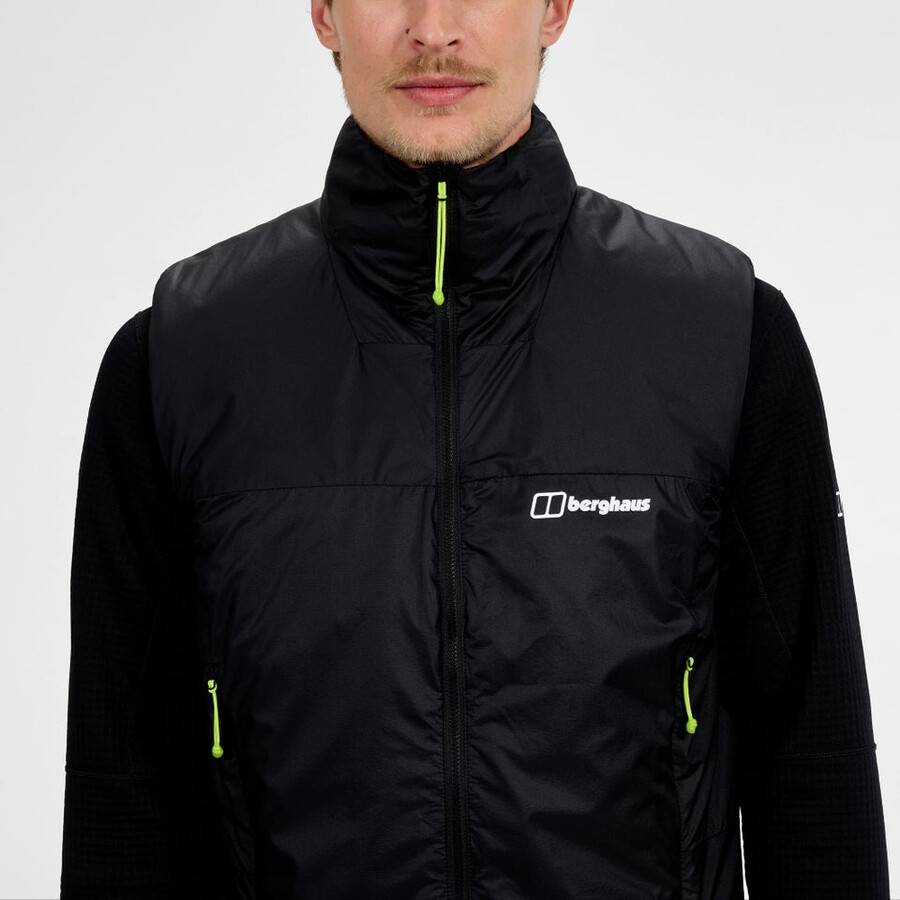 men s mtn arete synthetische weste - schwarz berghaus
