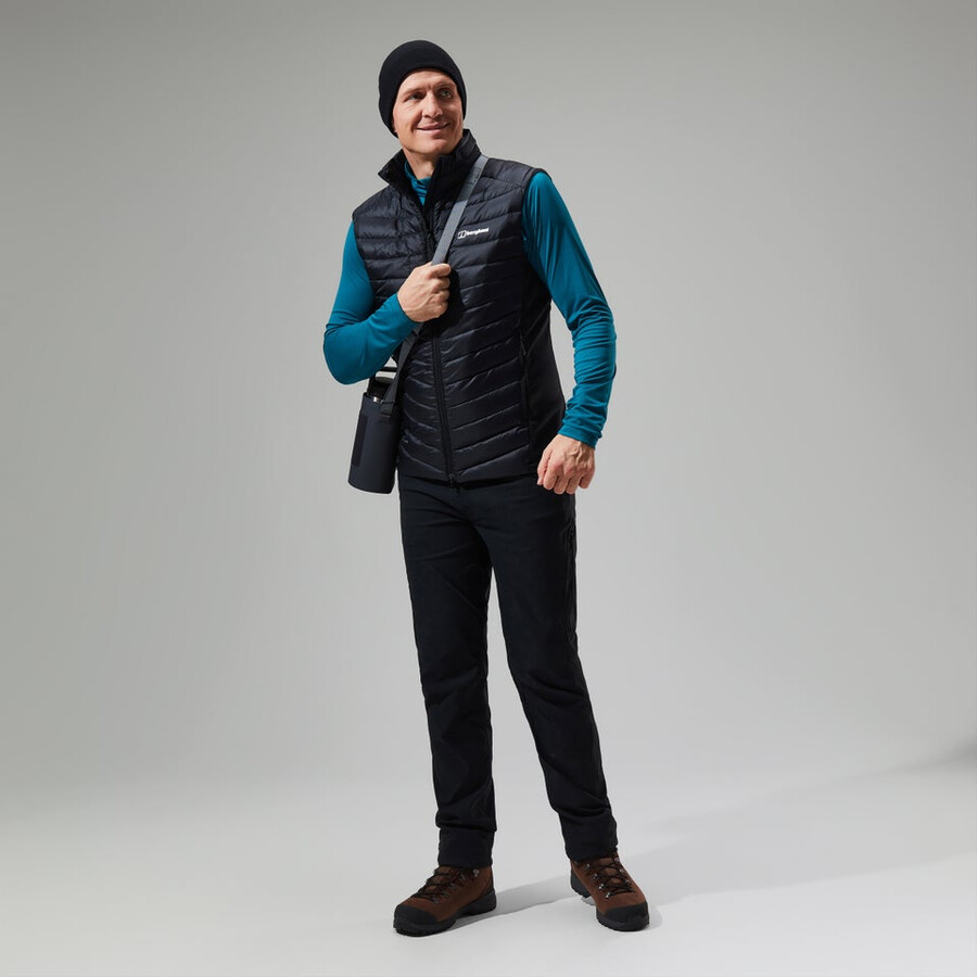 men s tephra 2.0 insulated gilet - schwarz berghaus