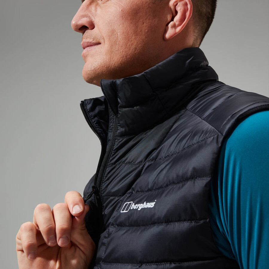 men s tephra 2.0 insulated gilet - schwarz berghaus