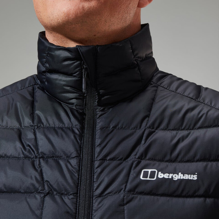 men s tephra 2.0 insulated gilet - schwarz berghaus