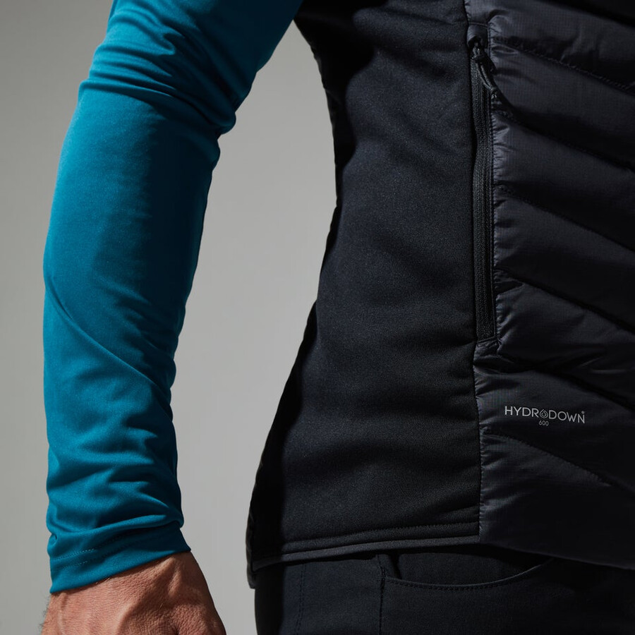 men s tephra 2.0 insulated gilet - schwarz berghaus