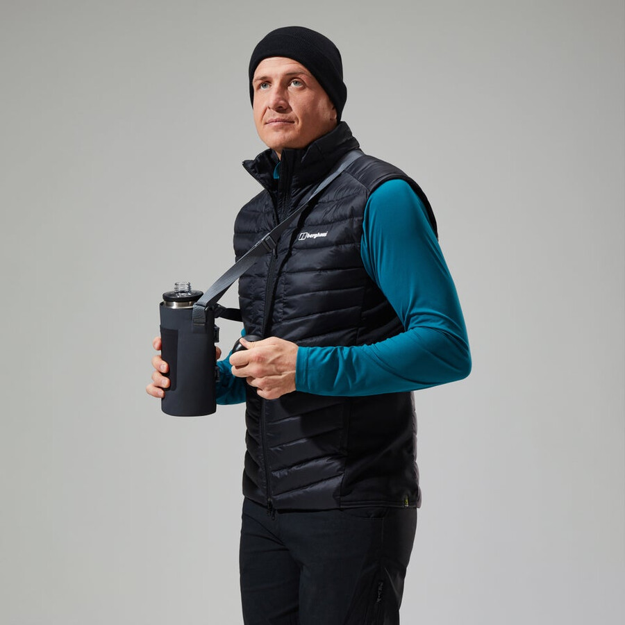 men s tephra 2.0 insulated gilet - schwarz berghaus